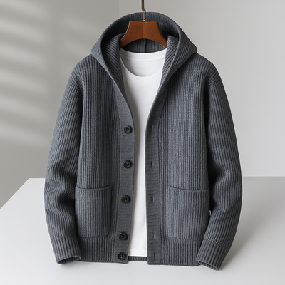 Tony | Herrecardigan i Uld
