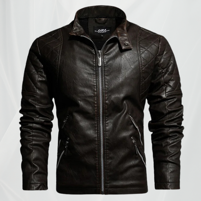 Tobias™ - Stilfuld herre læderjakke