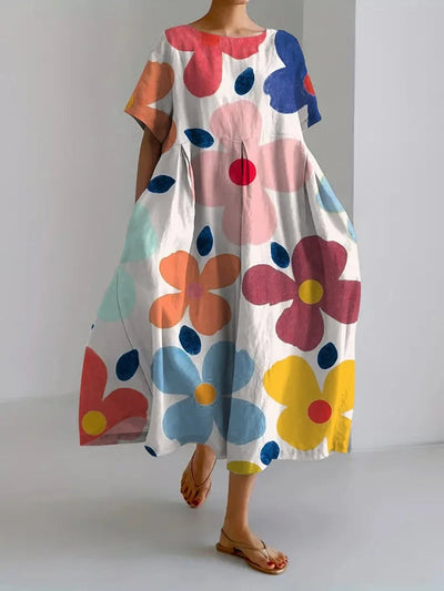 VALENTINA | Sommerkjole med Flot Snit og Bevægelsesfrihed