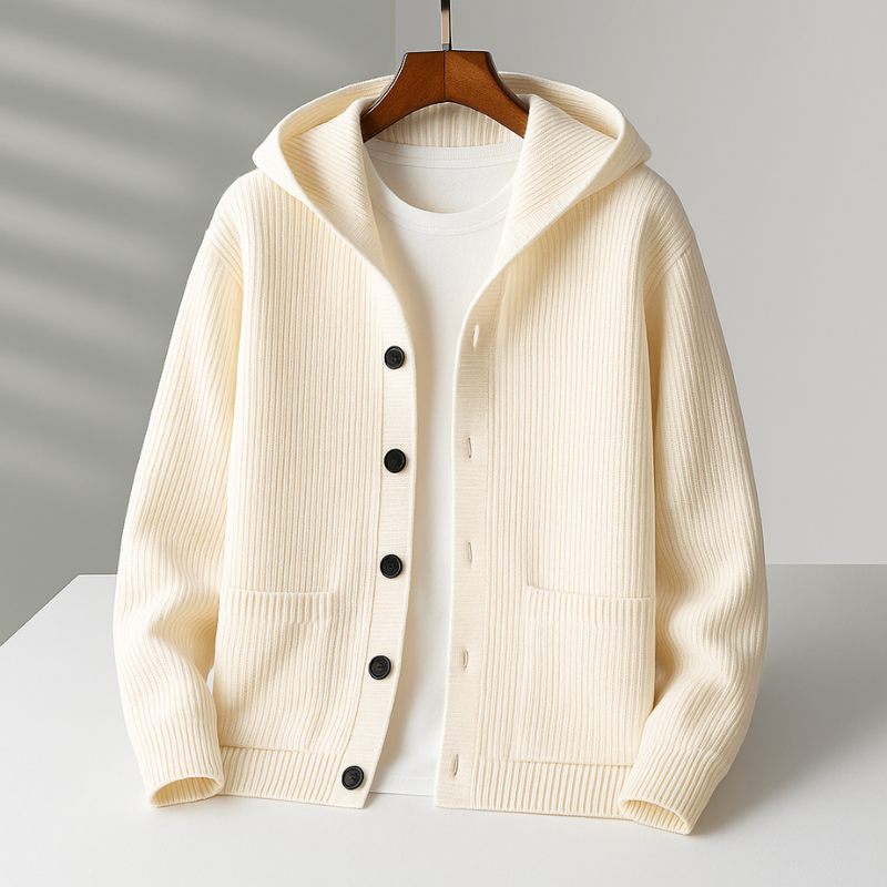 Tony | Herrecardigan i Uld