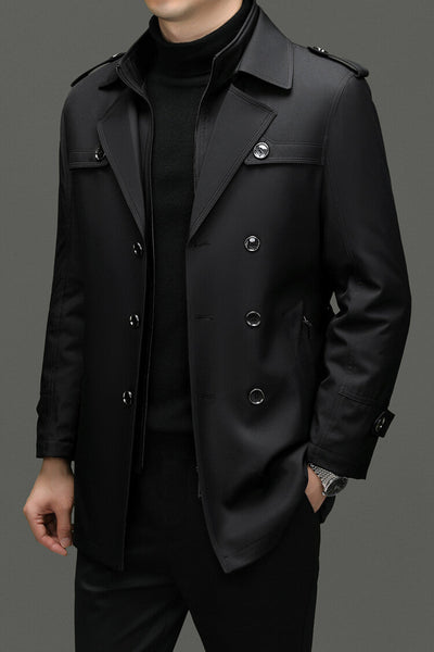Rupert | Klassisk Mellemlang Herretrenchcoat