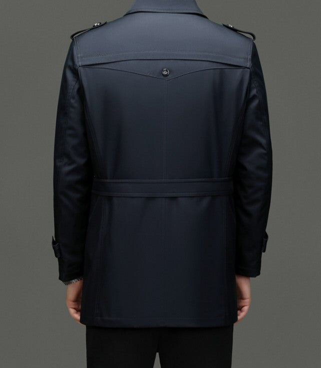 Rupert | Klassisk Mellemlang Herretrenchcoat