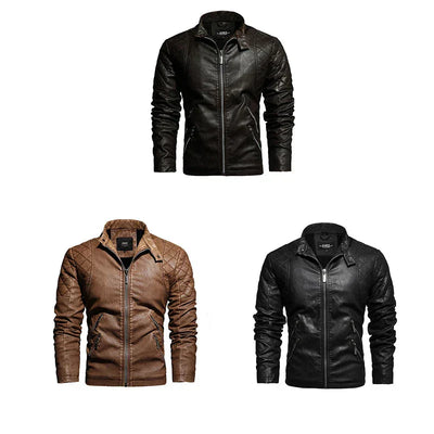 Tobias™ - Stilfuld herre læderjakke